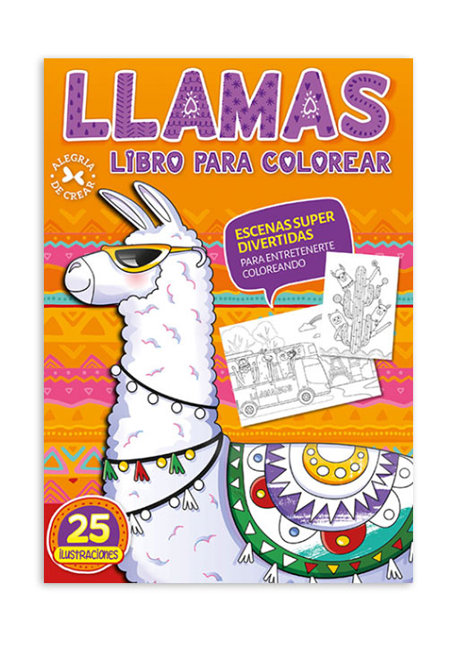 Libro para Colorear Llamas