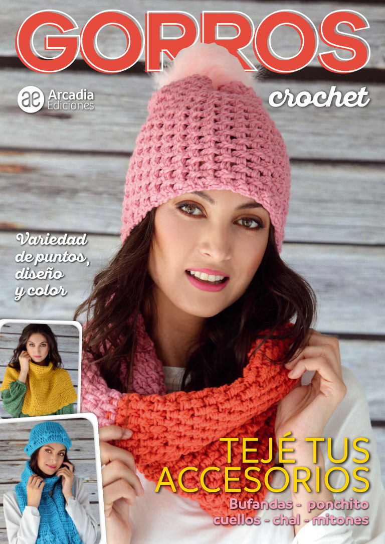 Gorros Crochet Teje tus Accesorios | Tienda Arcadia