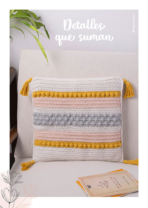 Revista de Crochet para hogar - Cuadros Granny