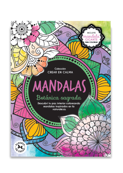 Tapa Libro Mandalas Botánica Sagrada